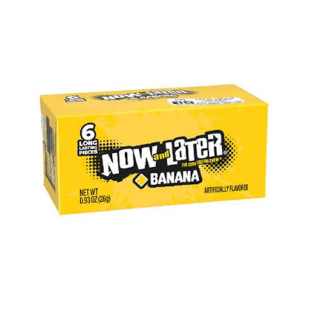 Now and later- banana 0.93 Ounce Bars (Pack of 24)