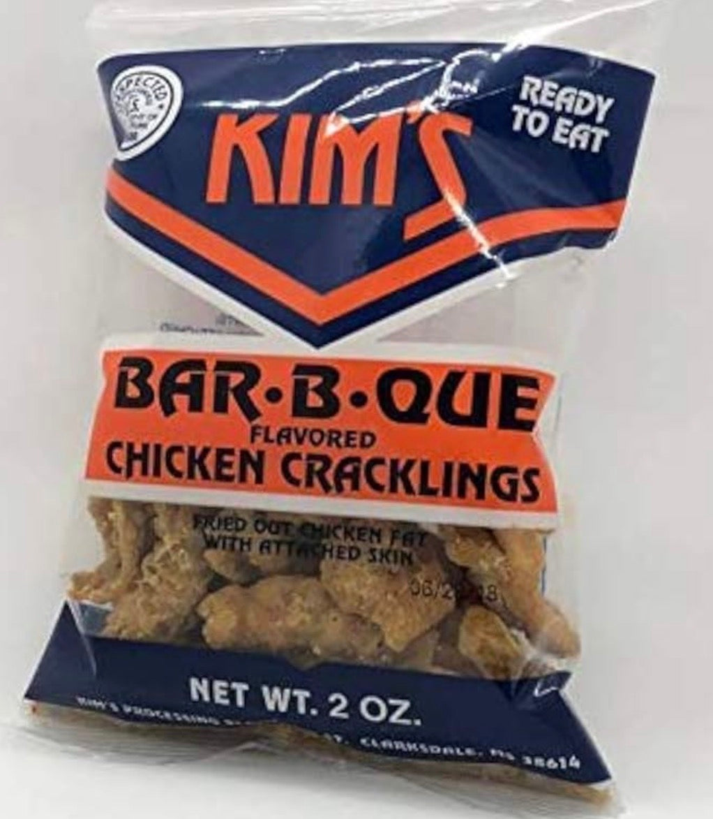 Kim's Chicken Cracklings BBQ( 12 pack of 2 oz )