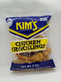 Kim's Chicken Cracklings original.(12 pack of 2oz. )