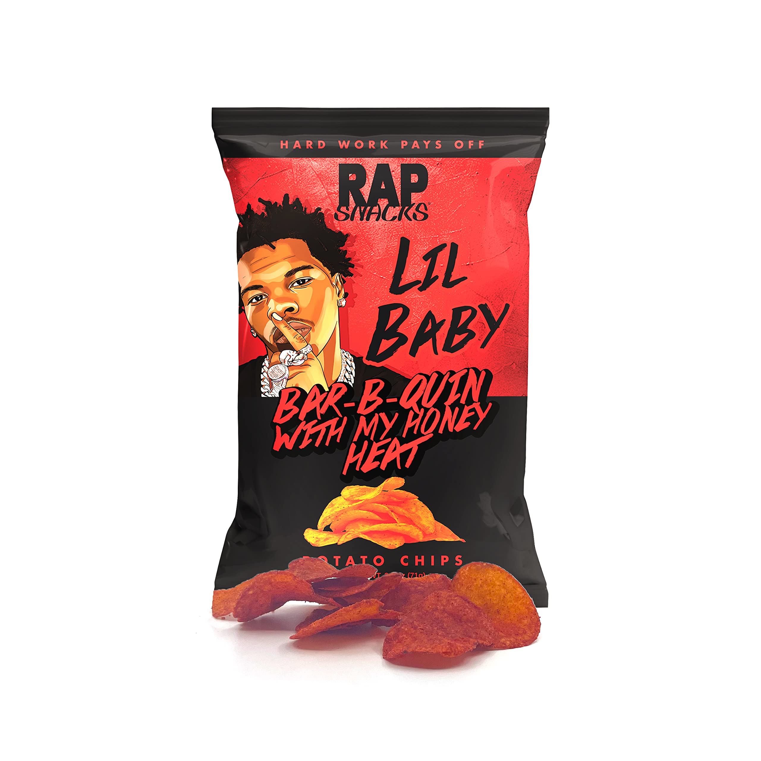 Rap Snacks Bar-B-Quin Chips Lil Baby 2.5 oz