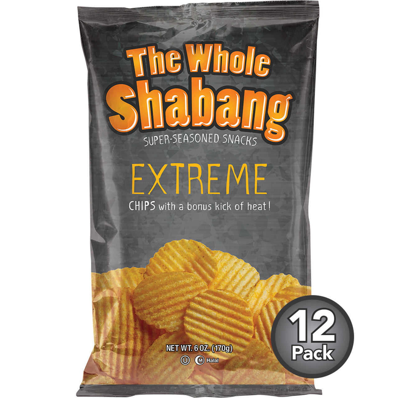 The Whole Shabang Extreme Ripple Potato Chips 6 oz