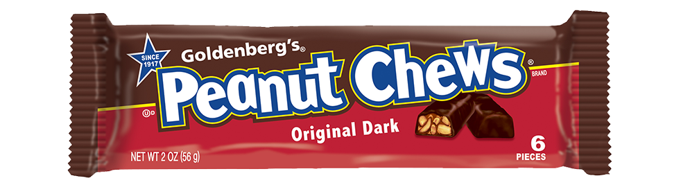 Peanut Chews Original Dark 3 oz peg bag